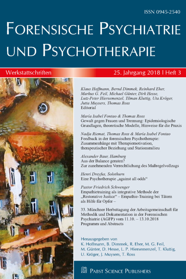 Forensische Psychiatrie und Psychotherapie 18-3