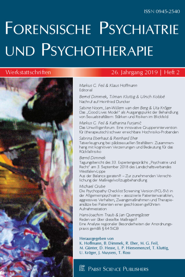 Forensische Psychiatrie und Psychotherapie 19-2