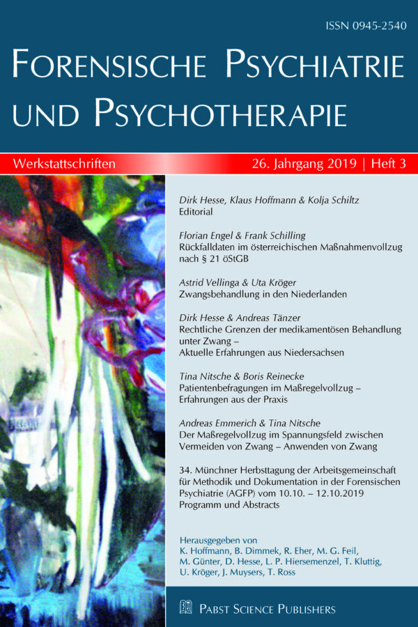 Forensische Psychiatrie und Psychotherapie 19-3