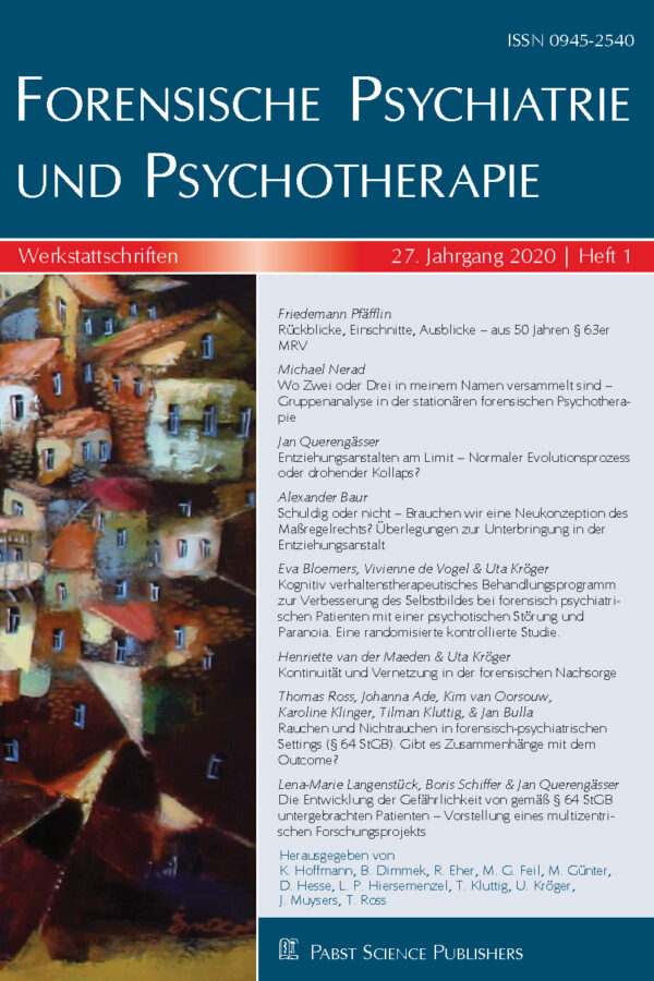 Forensische Psychiatrie und Psychotherapie 20-1