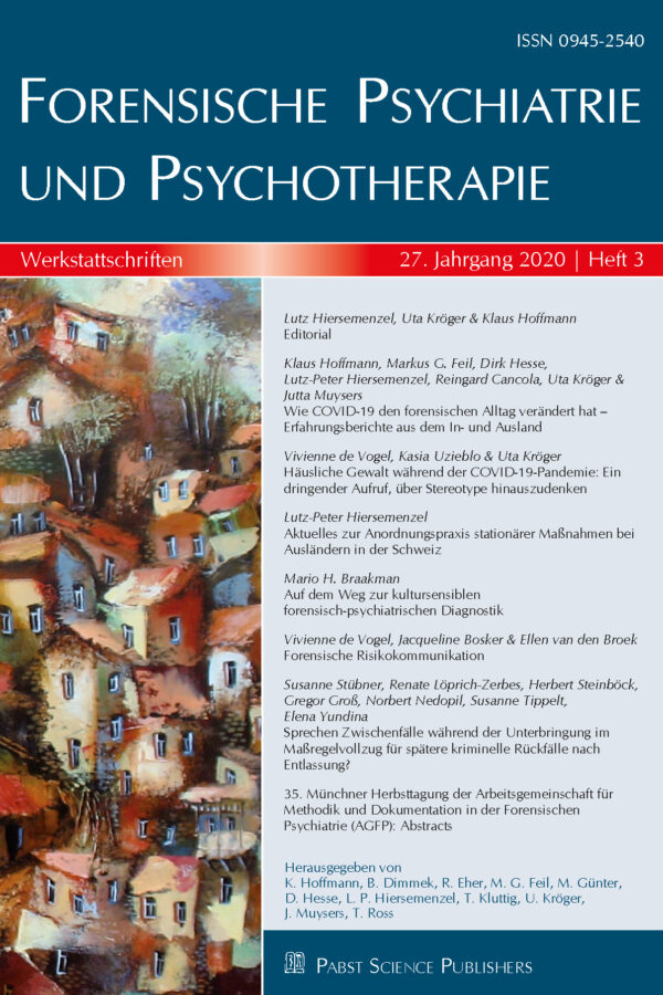 Forensische Psychiatrie und Psychotherapie 20-3