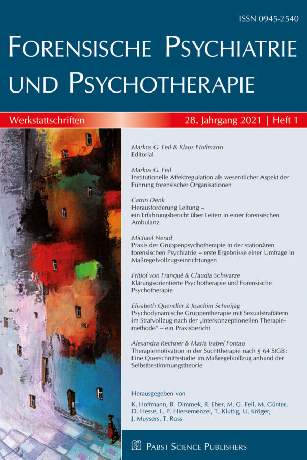 Forensische Psychiatrie und Psychotherapie 21-1