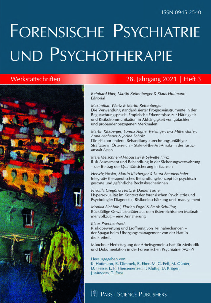 Forensische Psychiatrie und Psychotherapie 2021-3