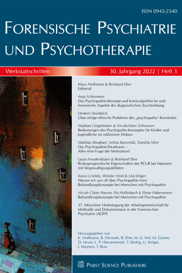 Forensische Psychiatrie und Psychotherapie 22-3