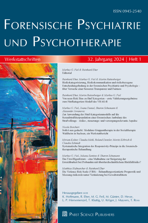 Forensische Psychiatrie und Psychotherapie 24-1