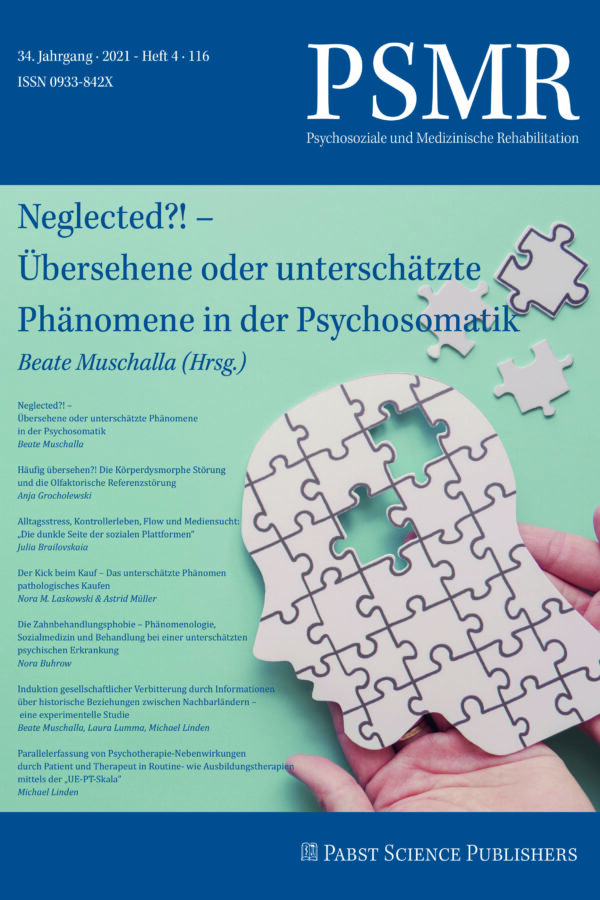 Psychosoziale und Medizinische Rehabilitation 21-4