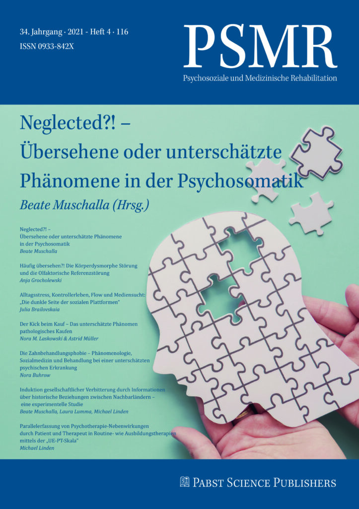 Psychosoziale und Medizinische Rehabilitation 2021-4