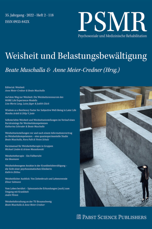 Psychosoziale und Medizinische Rehabilitation 22-2