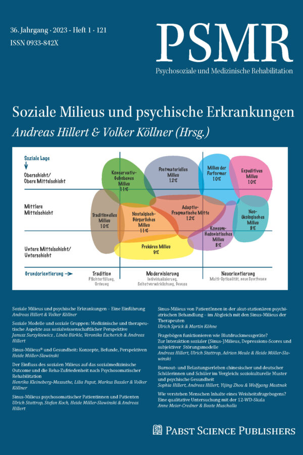 Psychosoziale und Medizinische Rehabilitation 23-1