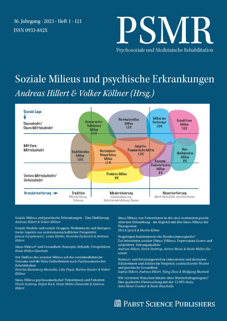 Psychosoziale und Medizinische Rehabilitation 2023-1