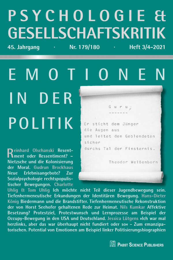 Psychologie & Gesellschaftskritik 21-3_21-4