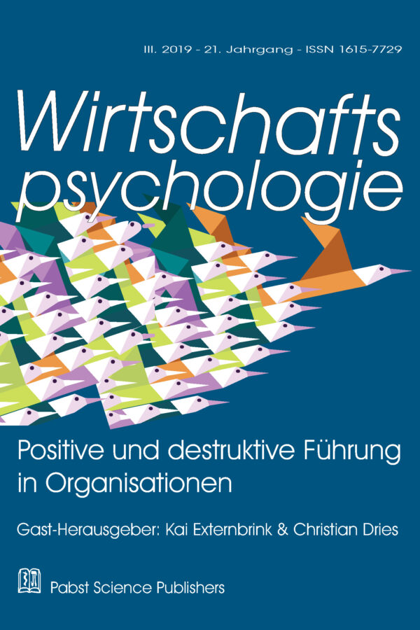 Wirtschaftspsychologie 19-3