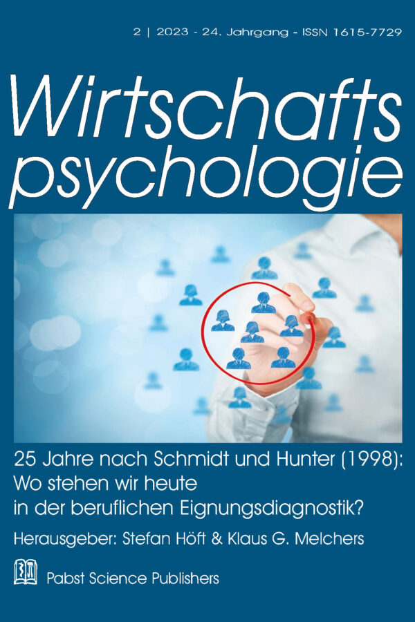 Wirtschaftspsychologie 23-2