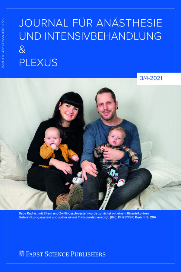 Journal für Anästhesie und Intensivbehandlung & Plexus 21-3_21-4