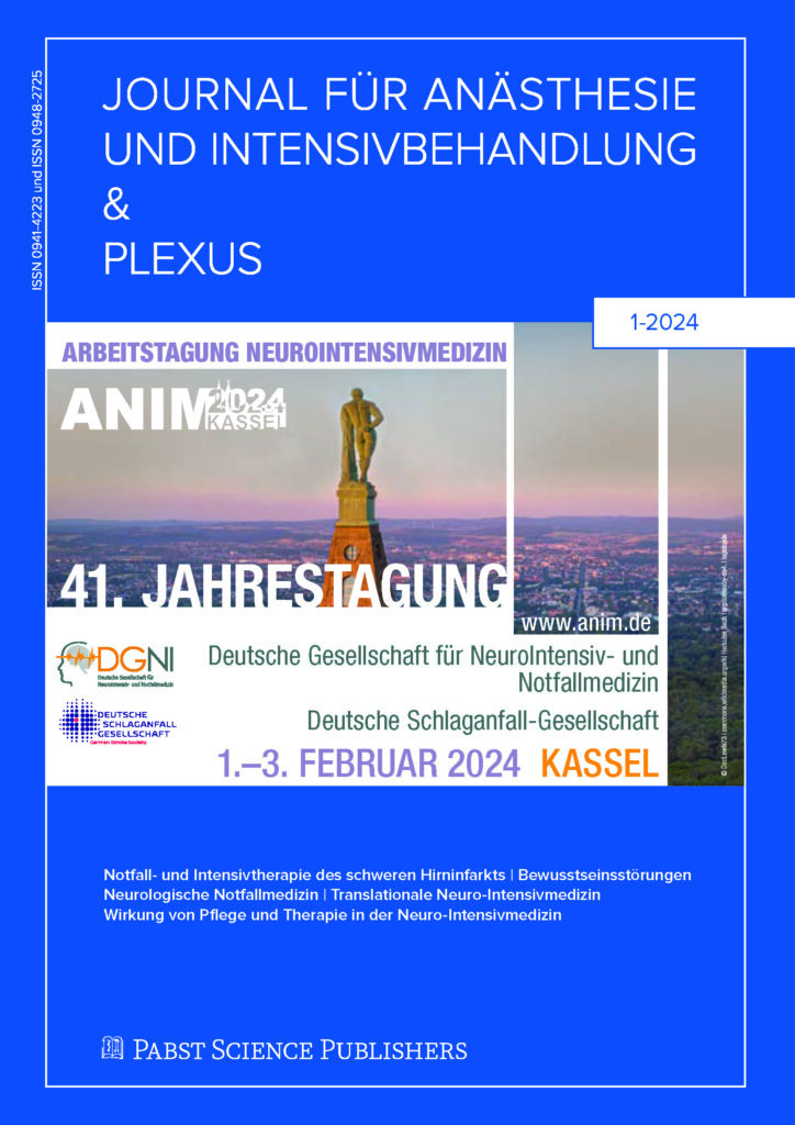 Journal für Anästhesie und Intensivbehandlung & Plexus 2024-1