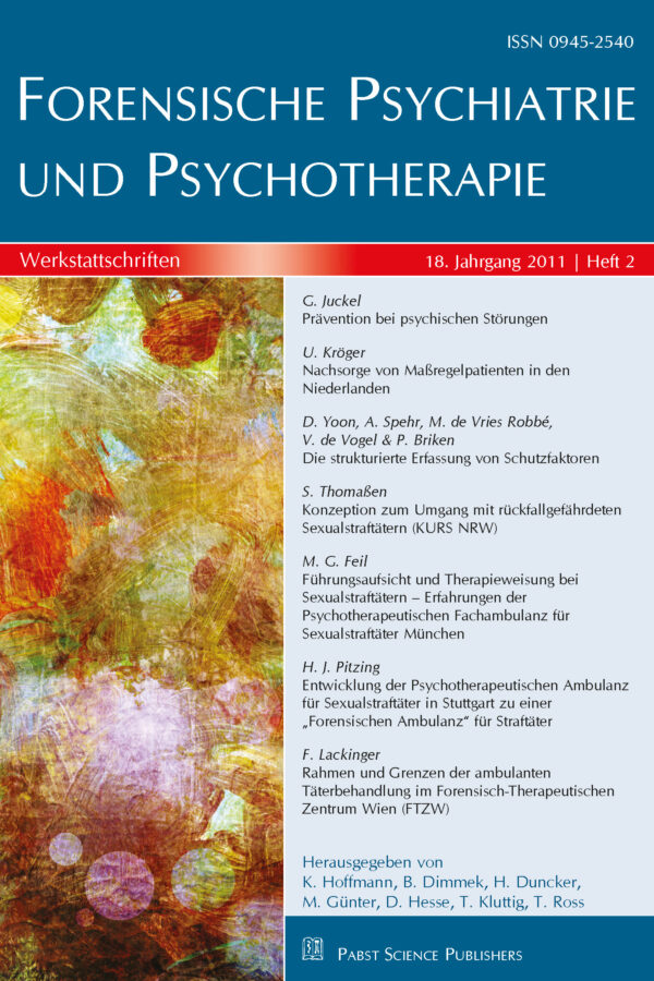 Forensische Psychiatrie und Psychotherapie 11-2