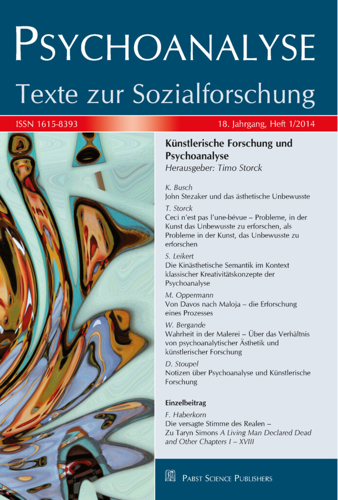 Psychoanalyse 2014-1