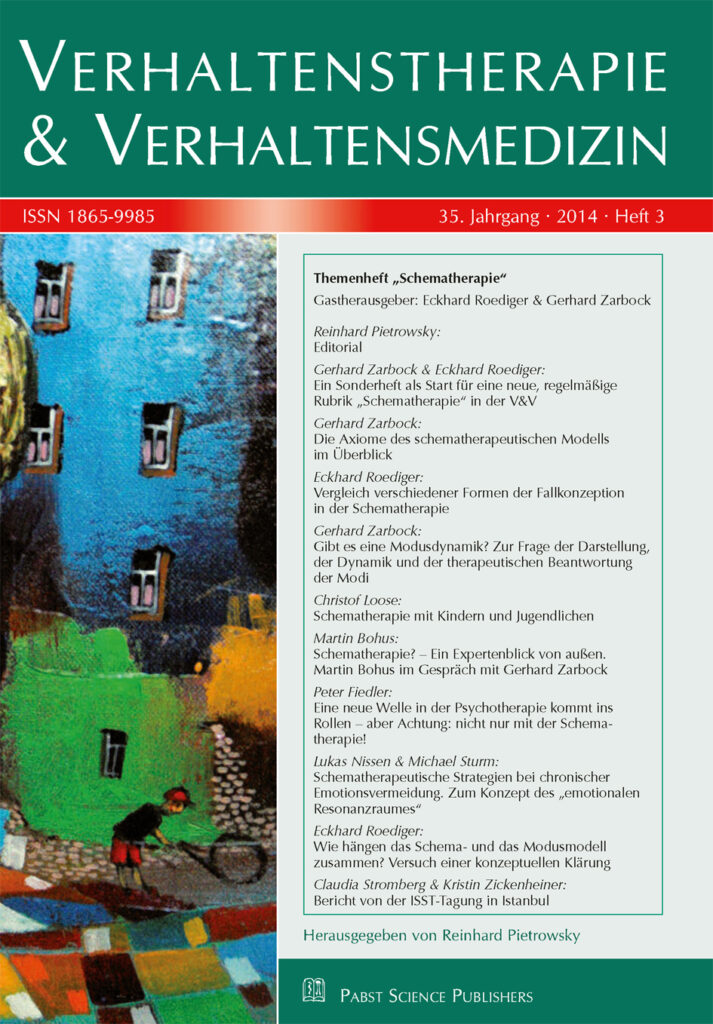 Verhaltenstherapie & Verhaltensmedizin 2014-3