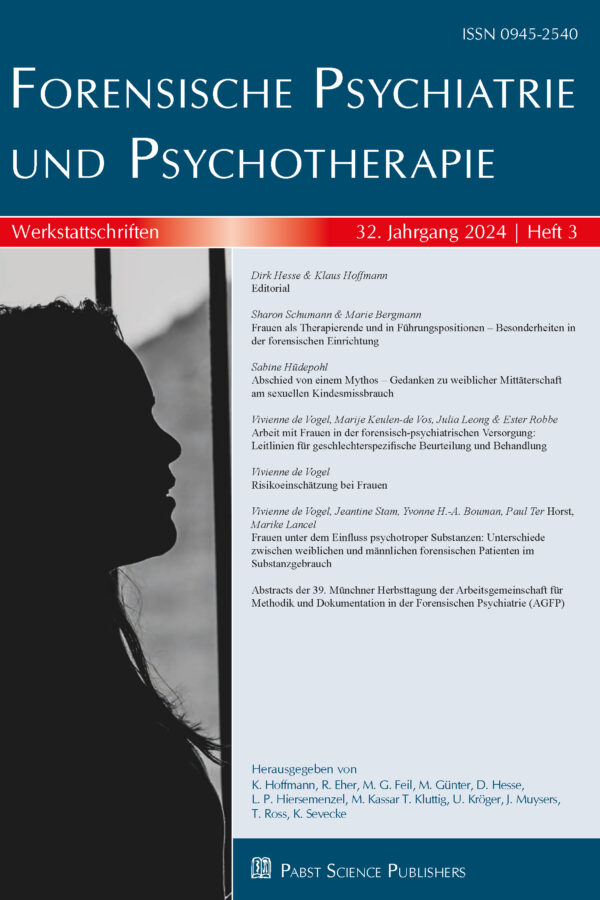 Forensische Psychiatrie und Psychotherapie 24-3