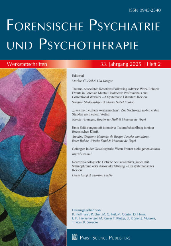 Forensische Psychiatrie und Psychotherapie 2025-2